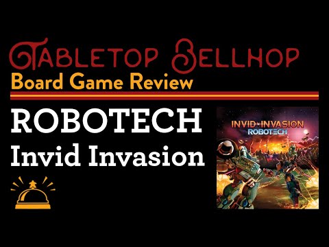 REVIEW Robotech Invid invasion, Robotech Board Game set during Robotech The New Generation anime series.