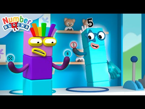 Counting Coins with Numberblock 5  | Counting for Kids | @Numberblocks