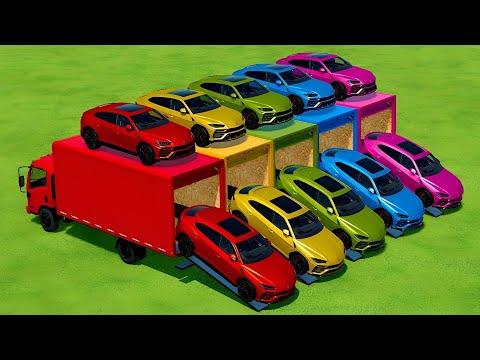 TRANSPORT FEERARI SUPERCARS & WITH SCANIA TRUCK - Farming Simulator 22