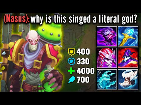 4000+ HP, 400 ARMOR, 330 MR, 700+ AP, THIS SINGED STRATEGY HAS IT ALL!