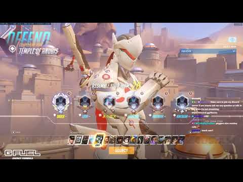 Overwatch Fastest Genji God Necros Playing Against KAFEEE