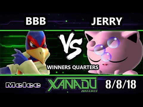 S@X 262 SSBM - BBB (Falco) Vs. Jerry (Jigglypuff) Smash Melee Winners Quarters