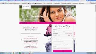 Converting Avon Website Visitors into Customers and Representatives
