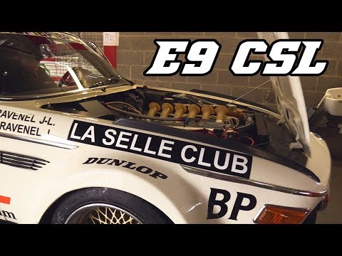 BMW E9 3.0 CSL racecars (incl. Flames and revving)