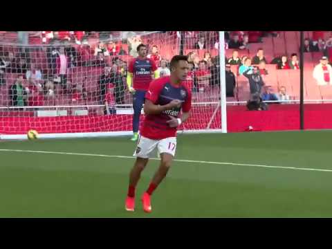 ALEXIS SANCHEZ ARSENAL VS MONACO EMIRATES CUP 2014