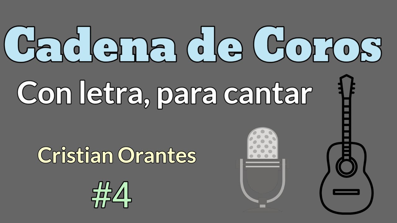 #4 Pista con LETRA para cantar Coros CRISTIANOS 🎙️🎶