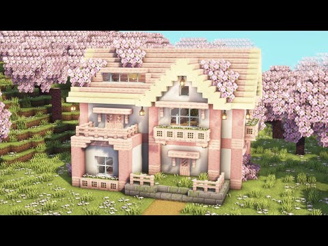 Insane Minecraft Build: Cozy Cherry Blossom House!