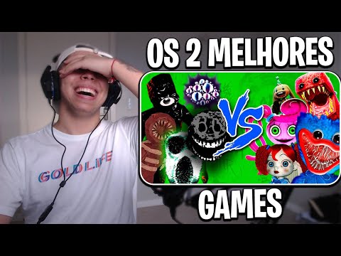 REACT Doors Vs. Poppy Playtime - Batalha de rap - Batalha de games - Brutusmano