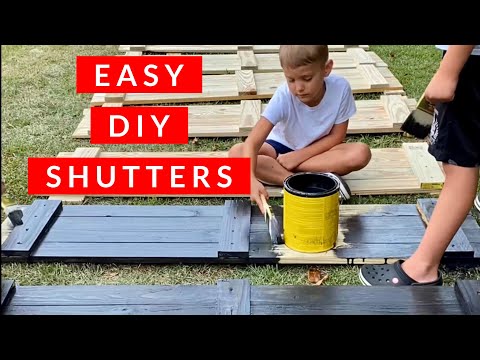 Easy DIY Shutters (Under $15)