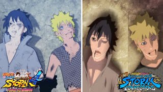 Sasuke Uchiha Boss Fight Comparison-Naruto Storm 4 VS Naruto Storm Connections