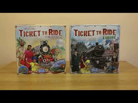 Ticket to Ride: India és Svájc kiegészítő bemutató és szabályok
