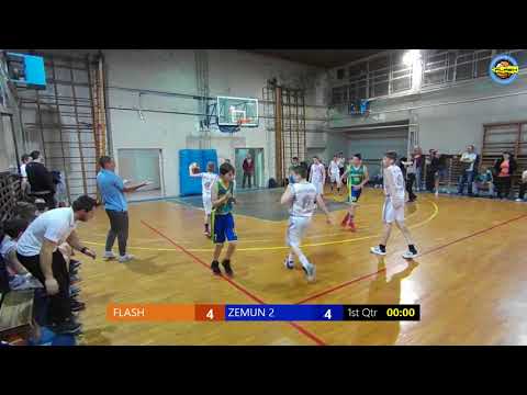 Mladji pioniri  KK Flash- KK Zemun Fitofarmacija 2