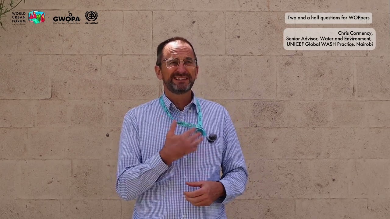 Two and a Half Questions for WOPpers at WUF13 | Chris Cormency, UNICEF