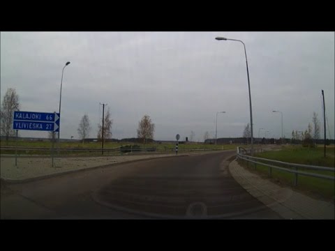 Driving from Nivala to Ylivieska