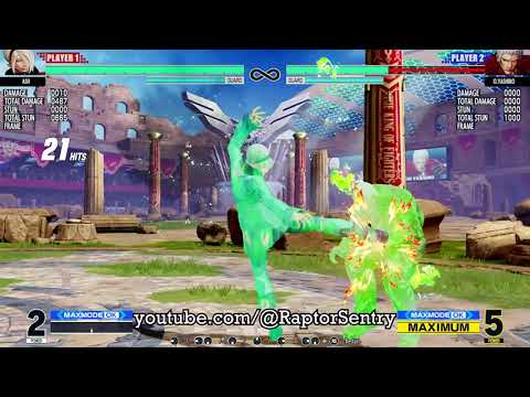 KOF XV Ash Crimson Stun TOD 100% 75 Hit Fullscreen/Anywhere Combo (Off 2A, 0.5 Meters Leftover)