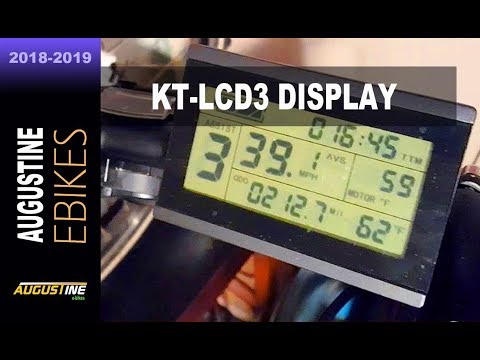 How to program the KT-LCD3 Electric Bike Computer. 20 E-bike functions