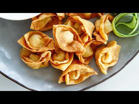 Deep-fried Wontons with a fabulous fluffy filling.