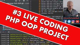 Live PHP Coding Stream #3 Creating OOP course for FreeCodeCamp - Installing Codeception and Composer