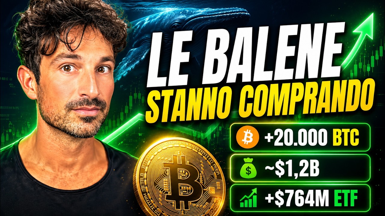BITCOIN, CRYPTO: STANNO COMPRANDO TUTTI (GUARDA QUESTI DATI), EPPURE...
