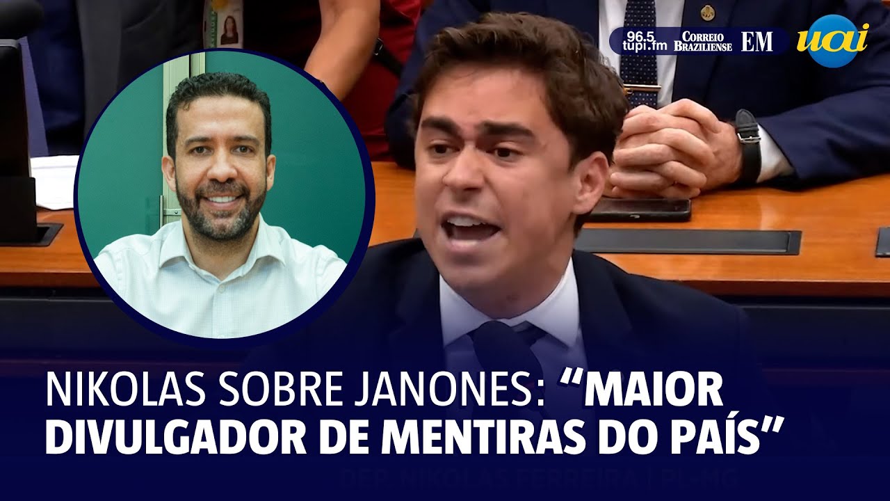 Nikolas sobre Janones: "Aquilo que você planta, você colhe"