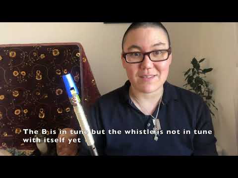Making a B Tin Whistle from a Bb Generation by Tweaking it with Hacksaw & Files - perfect for Blues