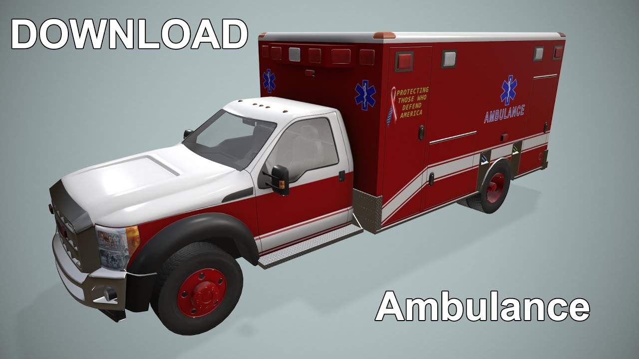 Ambul&acirc;ncia --419-- Modelo 3D