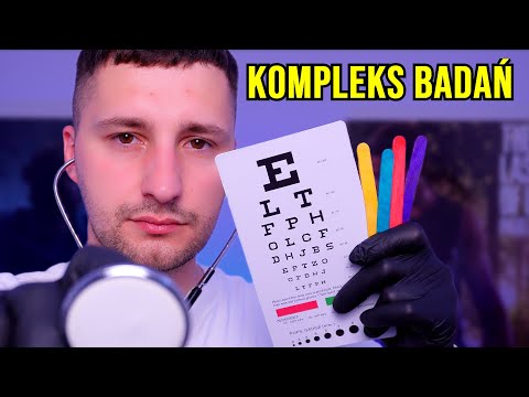 ASMR po polsku 🇵🇱 - Profesjonalne Kontrolne Badanie Lekarskie (nerw czaszkowy, wzrok, kognicja)
