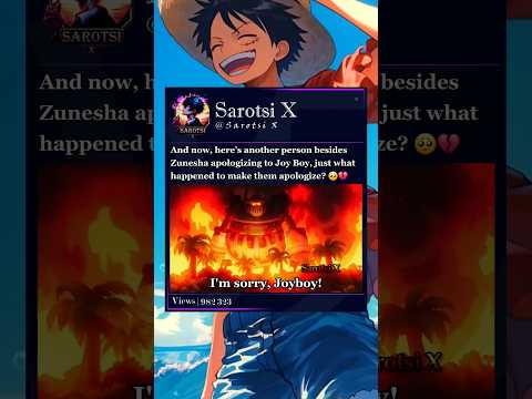 Emet apologizes to Joy Boy in Episode 1145 #emet #joyboy #luffy #onepiece