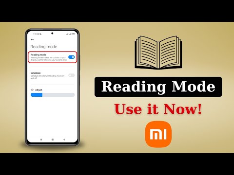 How to Enable Reading Mode on Redmi Phones