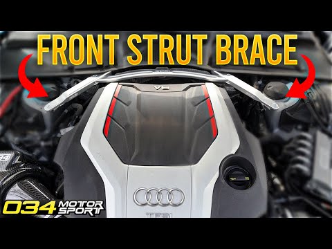 Transforming the B9 AUDI S4! *Front Strut Brace Install*