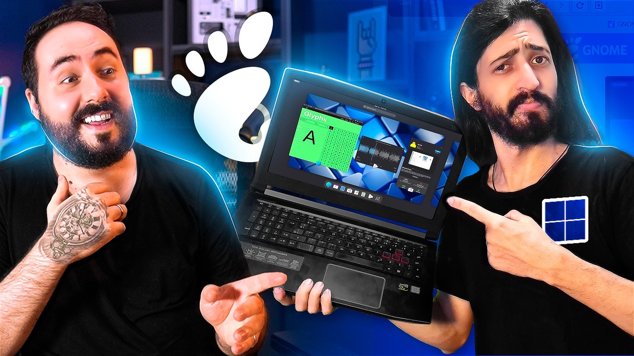 Coloquei um usuário de Windows pra usar o GNOME pela primeira vez!