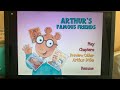 Arthur Arthur S Famous Friends DVD Menu Walkthrough 2003