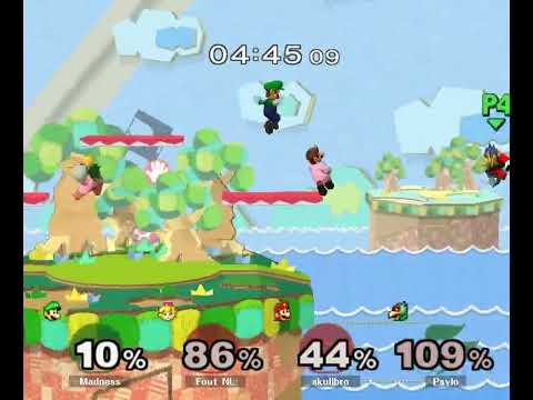 Festa 2025 — Doubles Melee Doubles LQF — Madness ⟮Luigi⟯ + Psylo ⟮Falco⟯ vs skullbro ⟮Doc⟯ + Fout NL