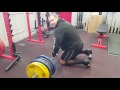 Motivation for my friend 1 day before his powerlifing competing this was 10th set