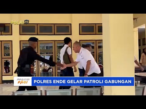 POLRES ENDE LAKSANAKAN PATROLI GABUNGAN JAGA KEAMANAN KOTA