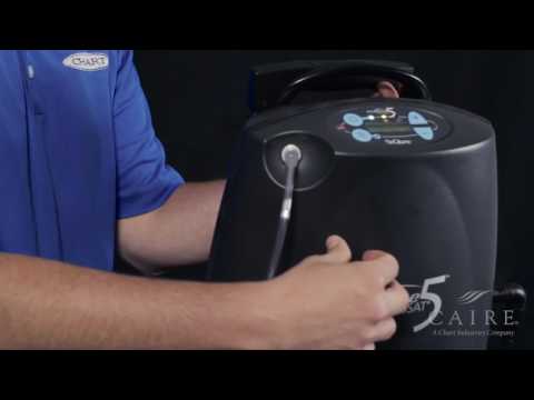 Sequal Eclipse 5 portable Oxygen Concentrator Basic Operation Video