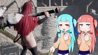 お尻を眺める茜ちゃん【Hentai Roguelike】