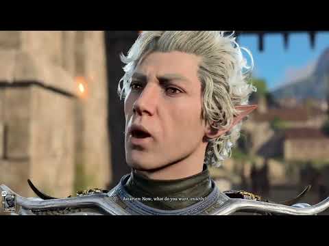 Astarion admires the colours but you're a Drow | Baldur's Gate 3