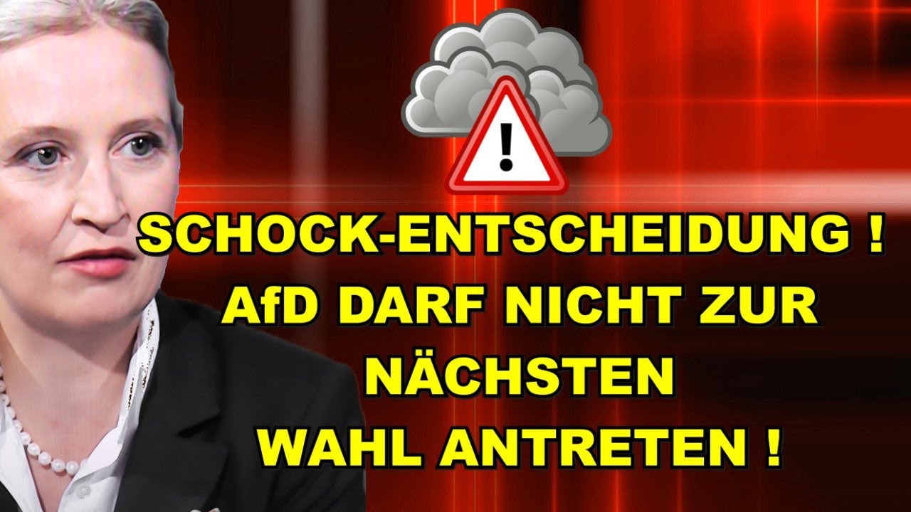 Schock! AfD darf NICHT ZUR WAHL ANTRETEN!