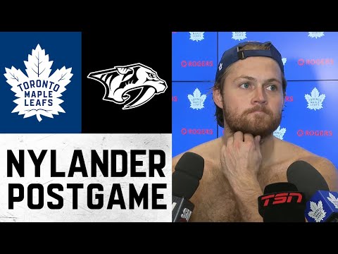 William Nylander | Post Game vs Nashville Predators  | October 14, 2025