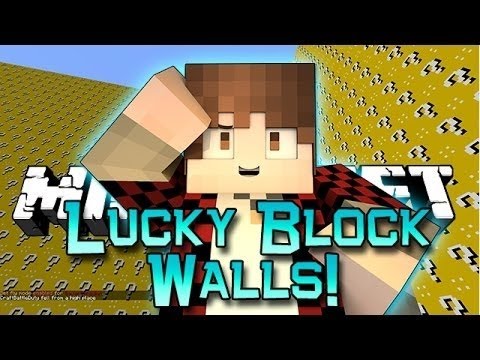 LUCKY BLOCKS THE WALLS MOD CHALLENGE - MINECRAFT MODDED MINI-GAME!