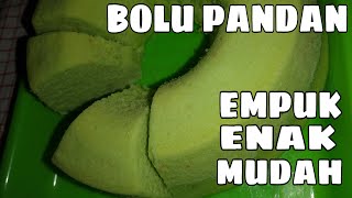 Download lagu RESEP BOLU PANDAN 2 TELUR, TAKARAN SENDOK, TANPA MIXER I ENAK DAN EMPUK mp3