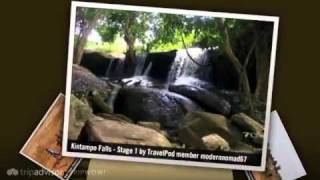 preview picture of video 'Kintampo Falls, Ghana, November 26, 2007 Modernnomad67's photos around Techiman, Ghana'