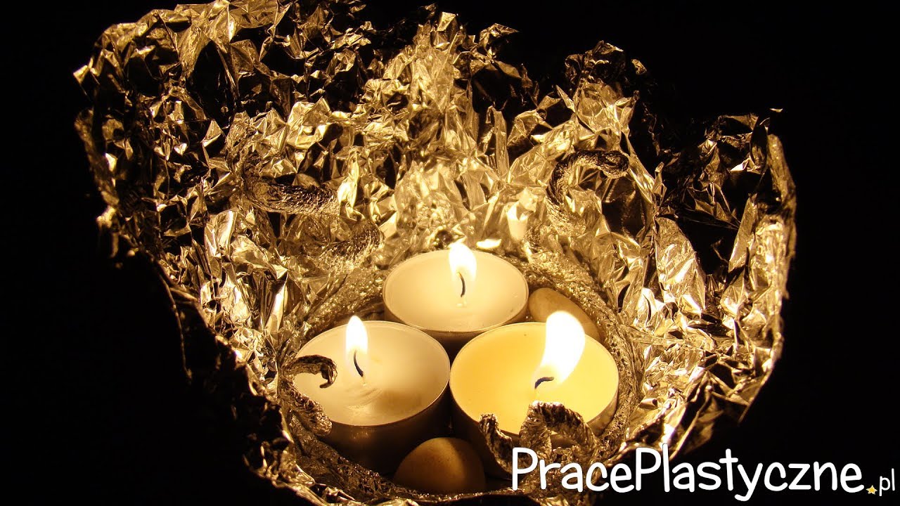 Jak zrobić lampion z folii aluminiowej?