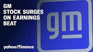 GM stock surges on earnings, CFO discusses tariff concerns and EV demand