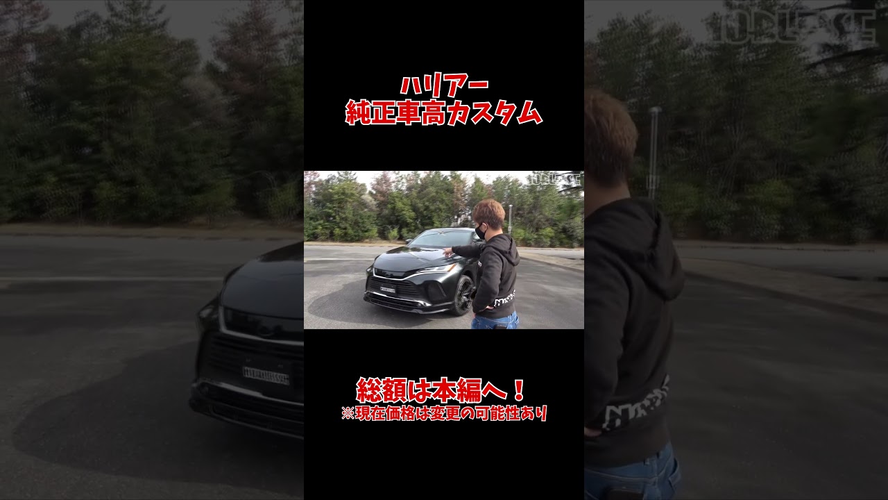 純正車高もかっこよく。80ハリアーの可能性！