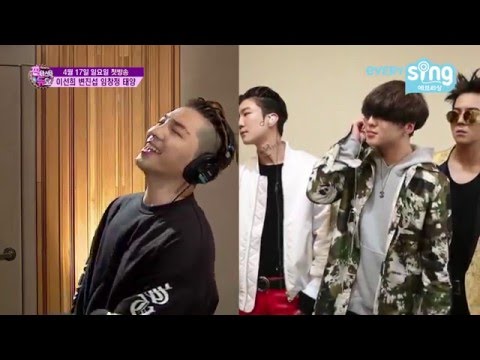 160328 EverySing - BIGBANG's Taeyang sings "LOSER" with WINNER's Seungyoon, Seunghoon, and Mino