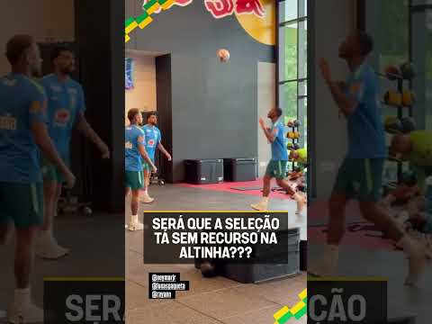 ALTINHA DE QUALIDADE NO TREINO DA SELEÇÃO BRASILEIRA! #shorts