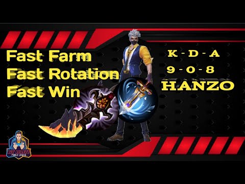 HANZO Gamplay - No deaths - Fast Rotation - Fast Farm