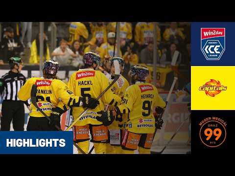 ICE: Vienna Capitals vs. Moser Medical Graz99ers | Highlights